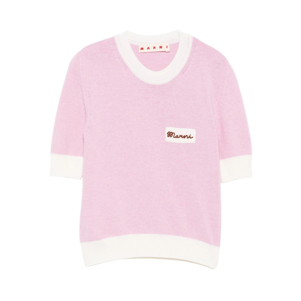 Marni Embroidered Crew-neck Jumper