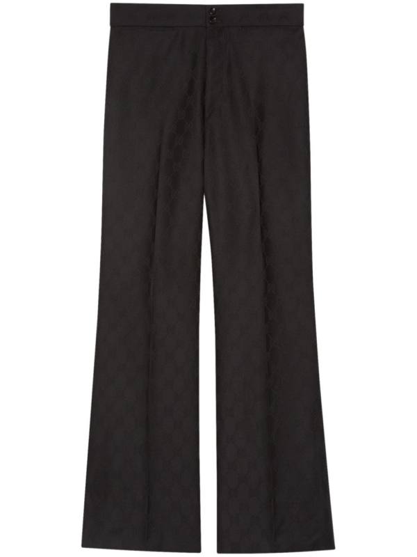 GG-jacquard flared rousers