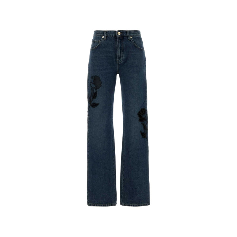 Blumarine Rose-patch Trousers