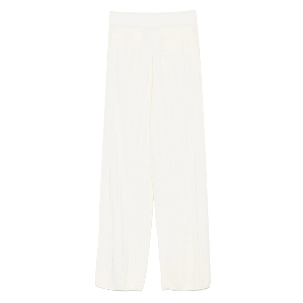 Max Mara Ribbed Knit Trousers