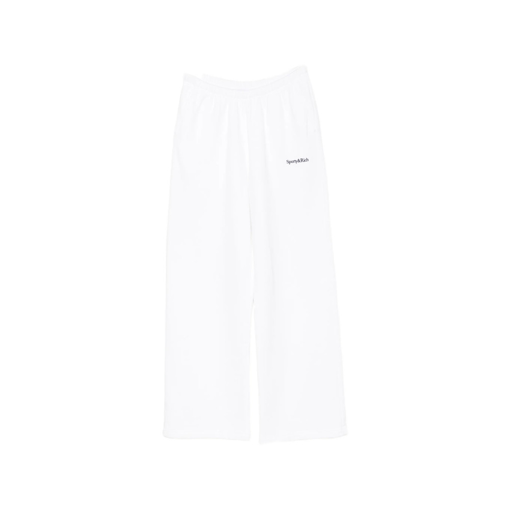 Sporty & Rich Besma Logo-embroidered Track Pants