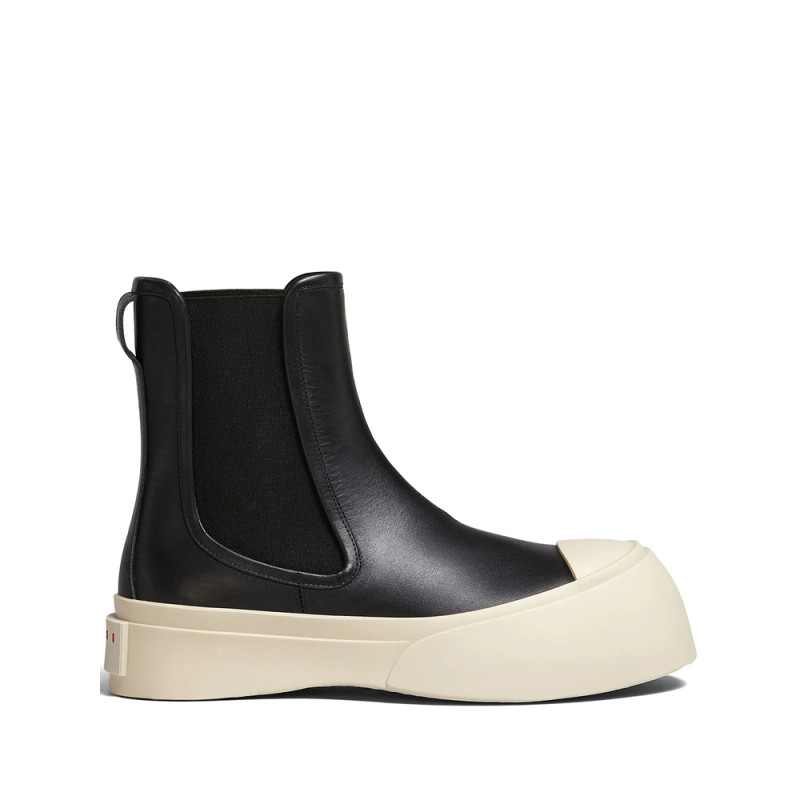 Marni Pablo Leather Chelsea Boots