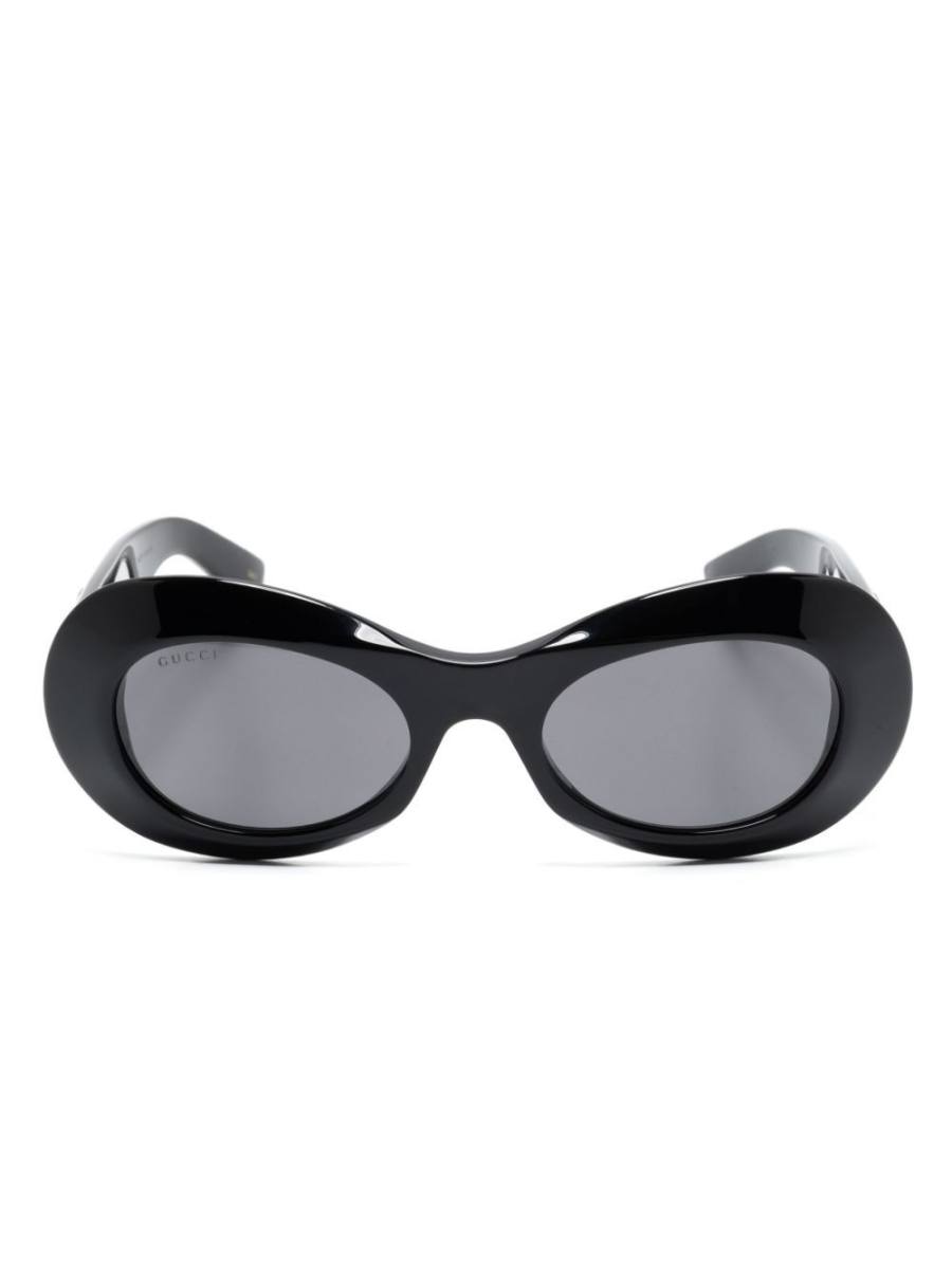 Interlocking G oval-frame sunglasses
