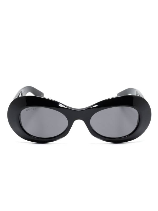 Interlocking G oval-frame sunglasses
