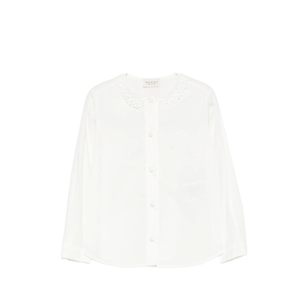 Gucci Lace-collar Shirt