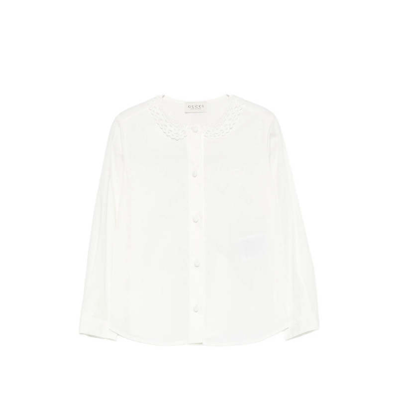 Gucci Lace-collar Shirt