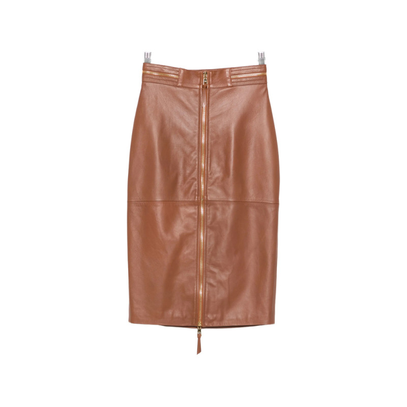 Elisabetta Franchi Zip-detail Midi Pencil Skirt