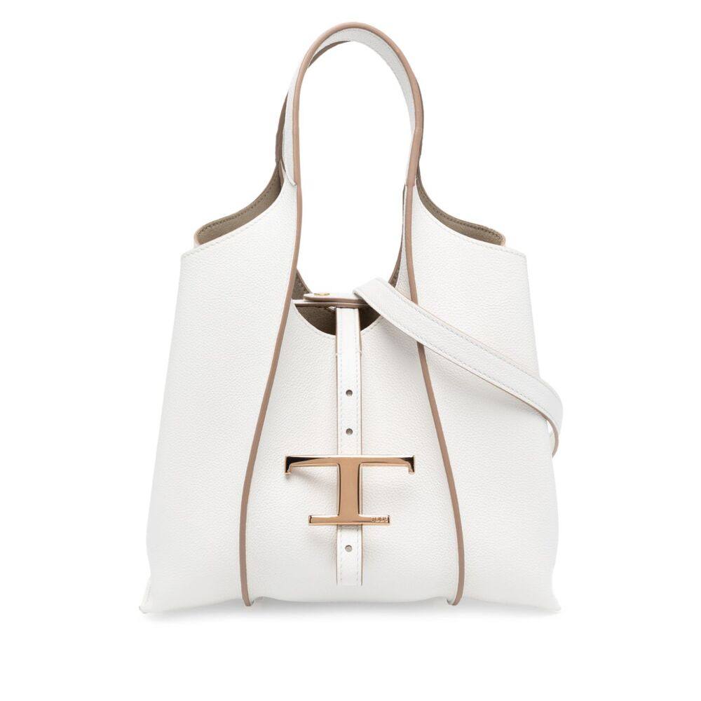 Tod's Timeless Logo Charm Tote Bag