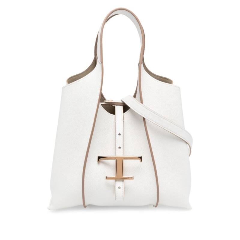 Tod's Timeless Logo Charm Tote Bag