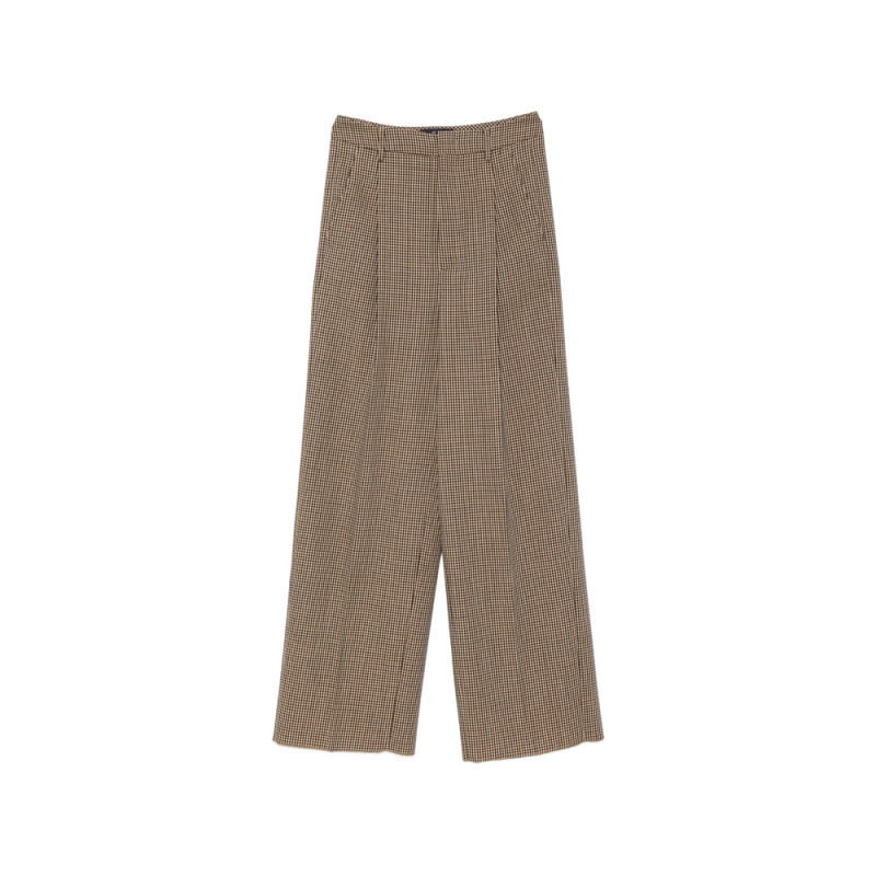 Seafarer Sascia Houndstooth Pleated Trousers