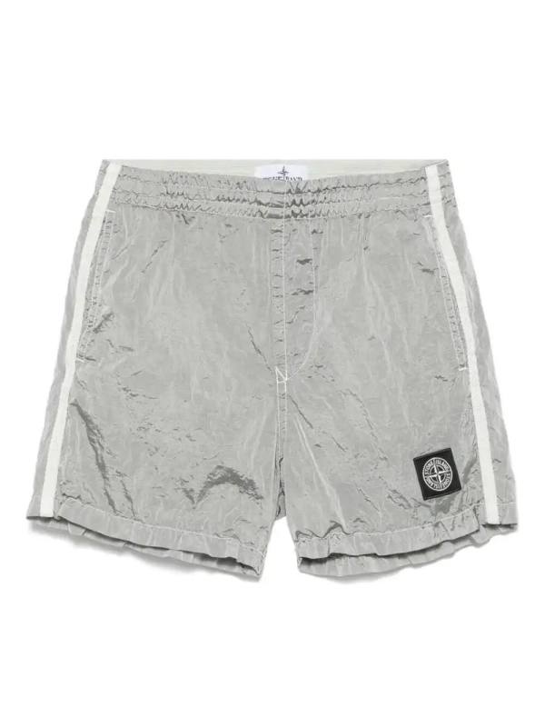 Compass-motif swim shorts