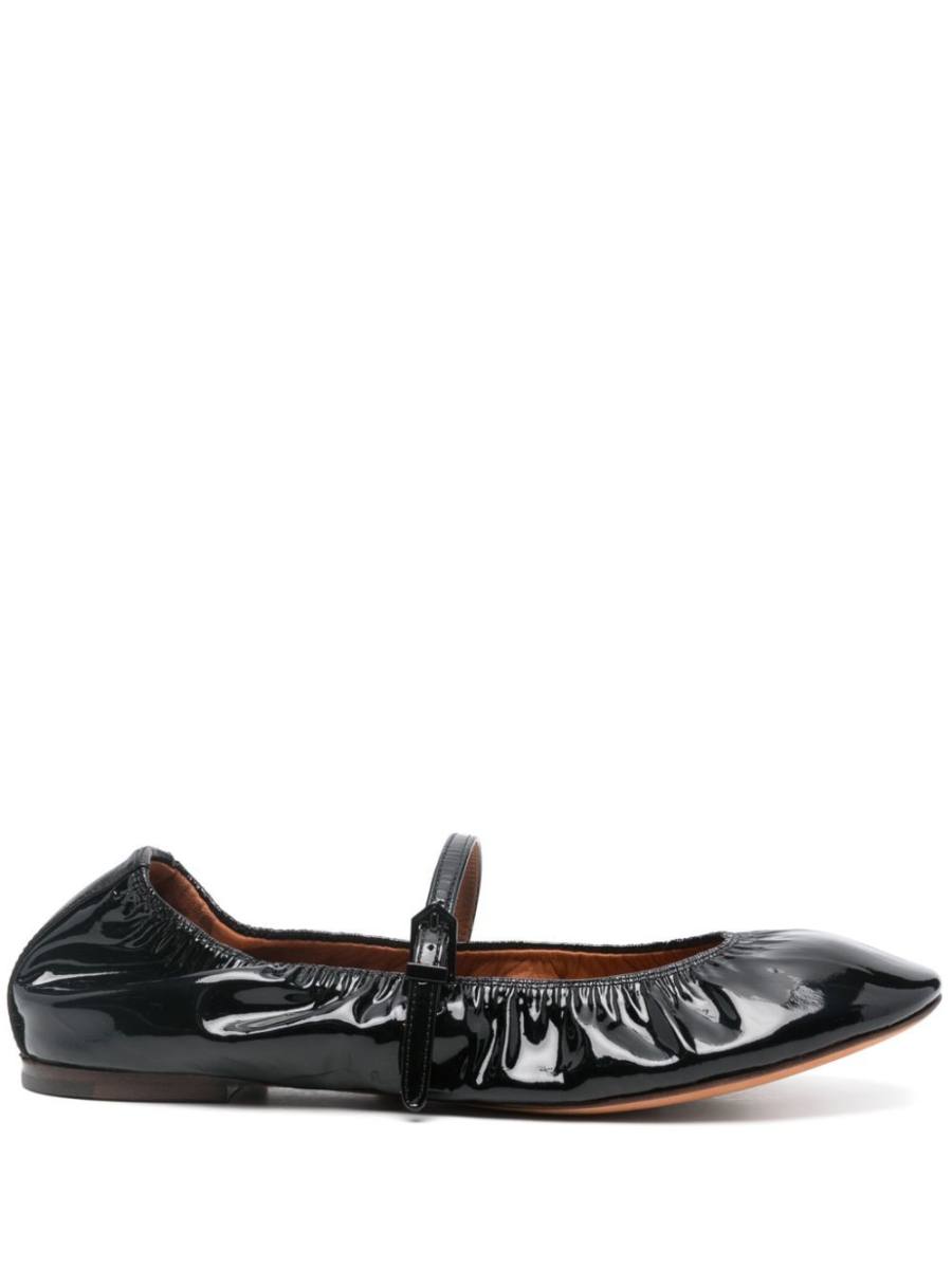 Mary Jane glossy ballet flats