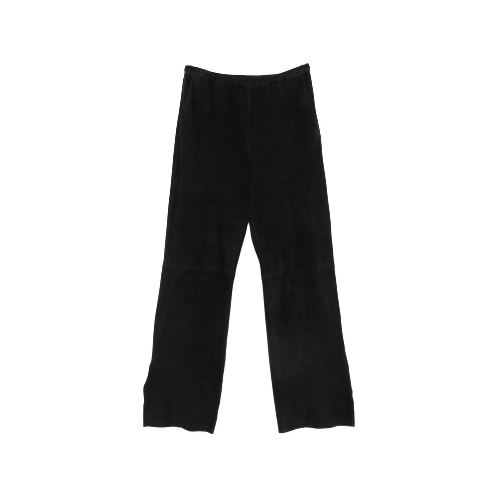 Forte Forte Suede Wide-leg Trousers