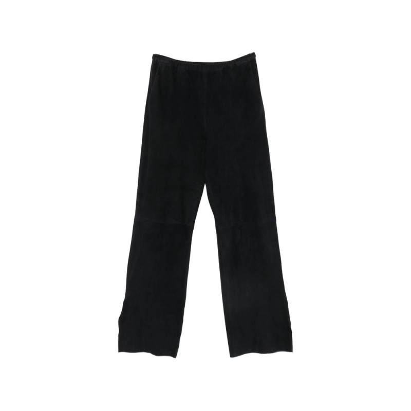Forte Forte Suede Wide-leg Trousers