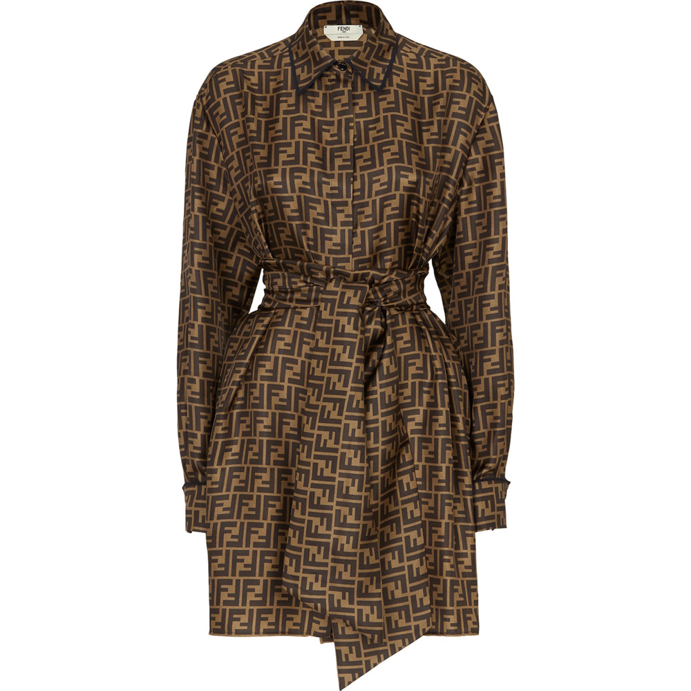 Fendi FF Print Shirtdress