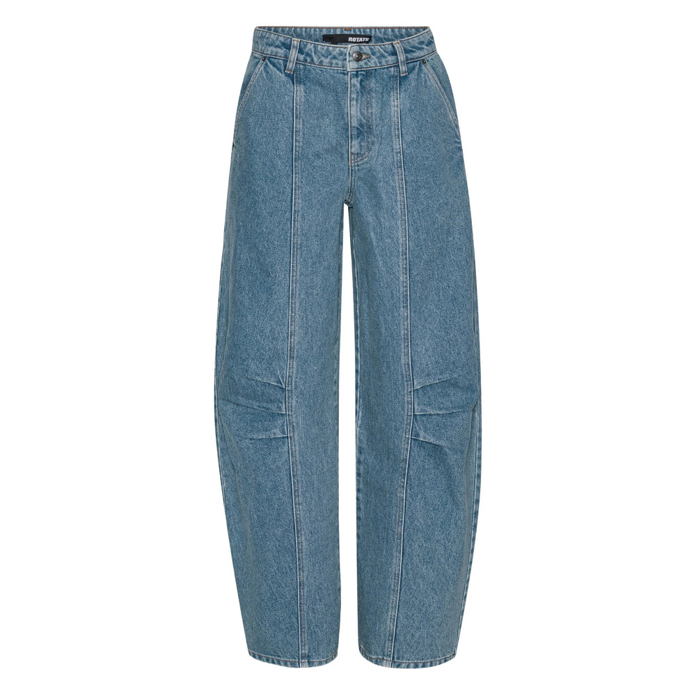 Rotate Panelled Denim Trousers