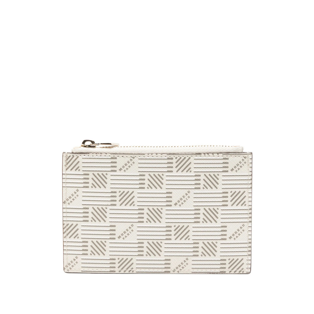 Moreau Geometric-pattern Zipped Wallet