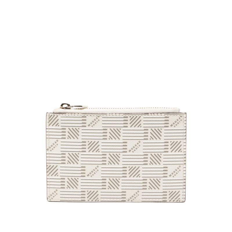 Moreau Geometric-pattern Zipped Wallet