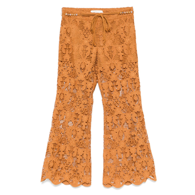 Zimmermann Coco Lace Flared Trousers