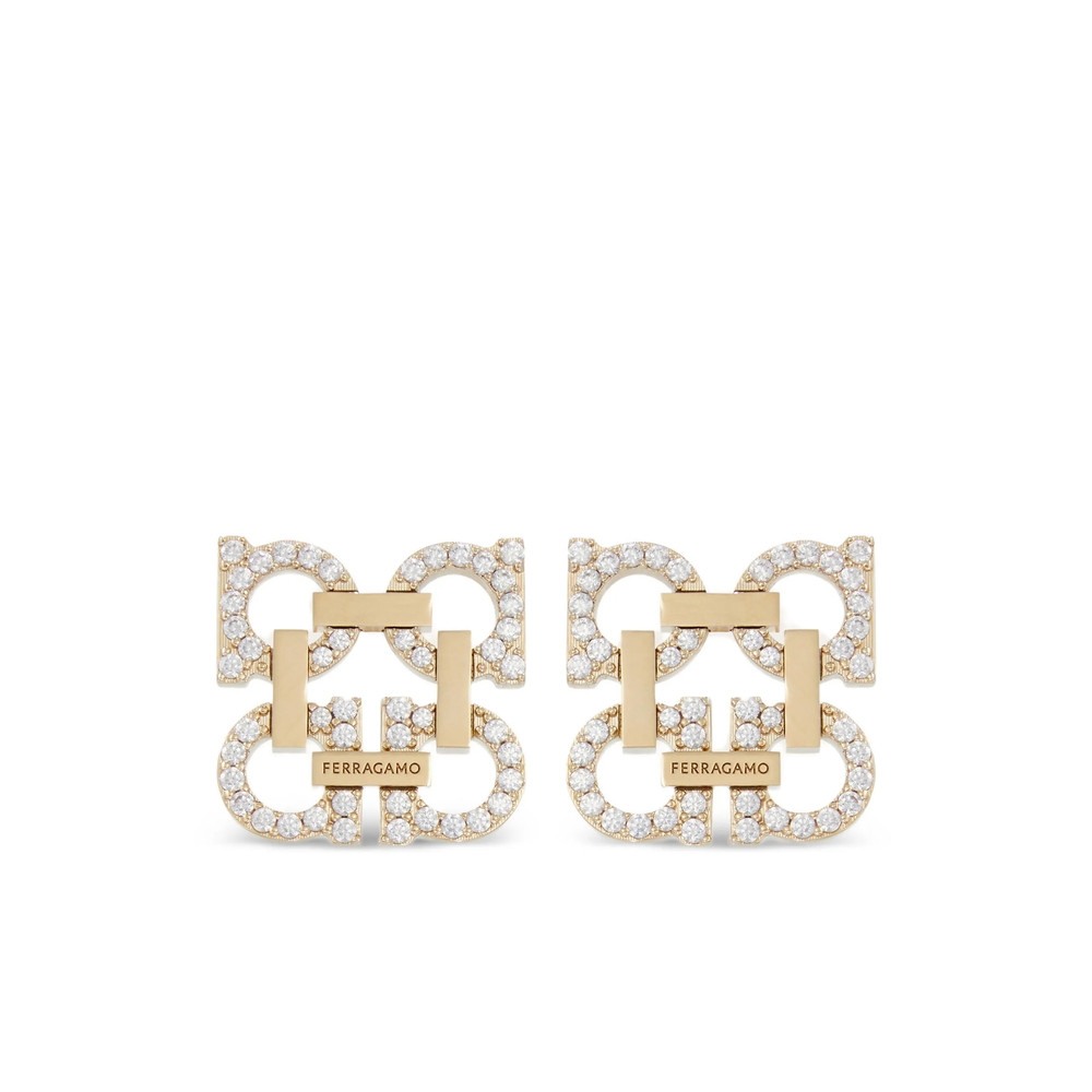 Ferragamo Gancini Clip-on Earrings