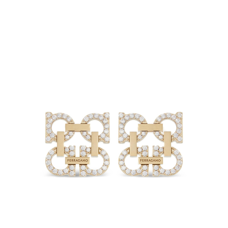 Ferragamo Gancini Clip-on Earrings