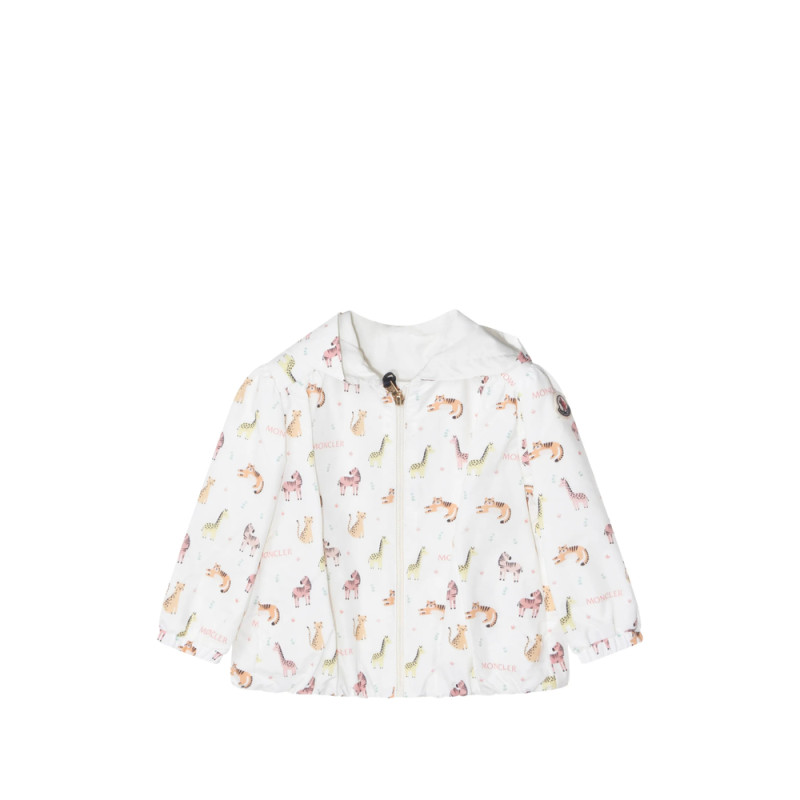 Moncler Animal Print Hooded Jacket