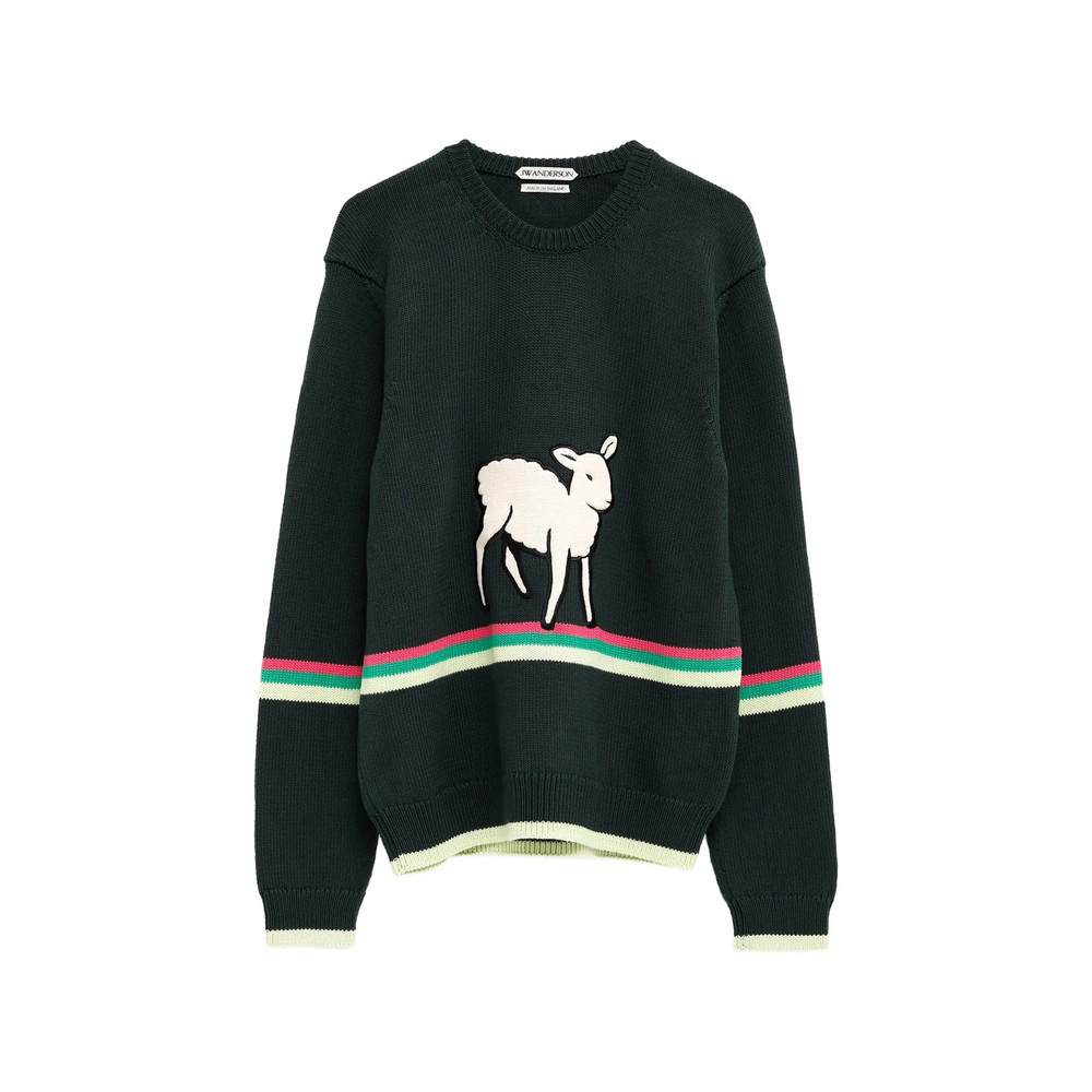 Jw Anderson Sheep-patch Sweater