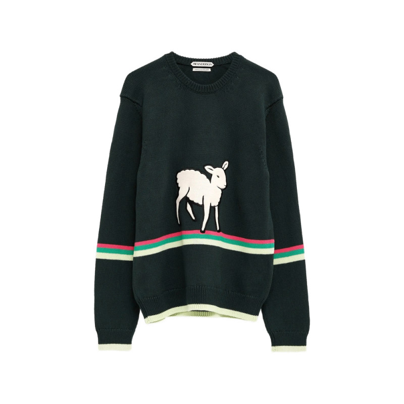 Jw Anderson Sheep-patch Sweater
