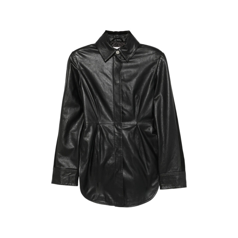 Sportmax SpsCoccole Paneled Leather Jacket