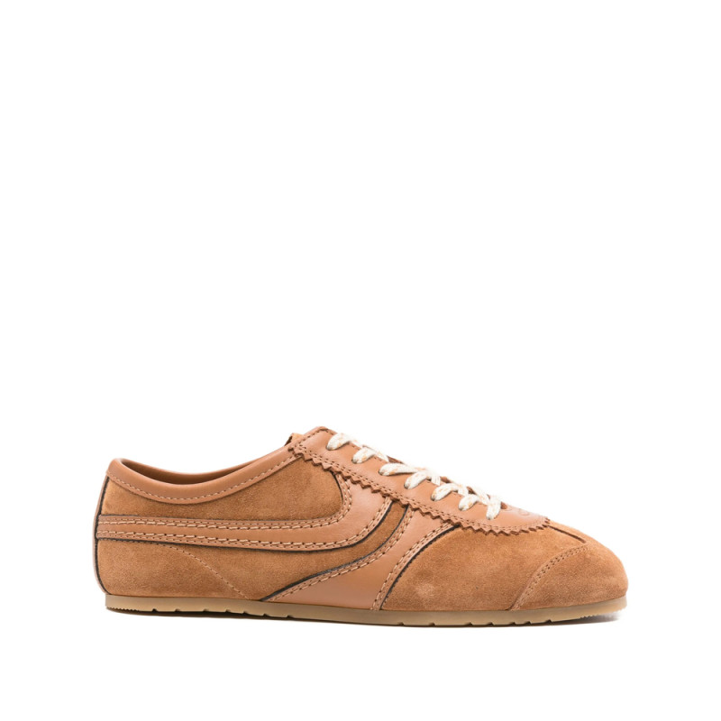 Dries Van Noten Leather Panelled Sneakers