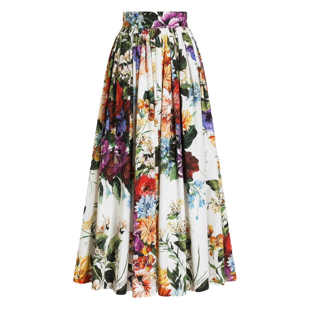 Dolce & Gabbana Floral-print Maxi Skirt