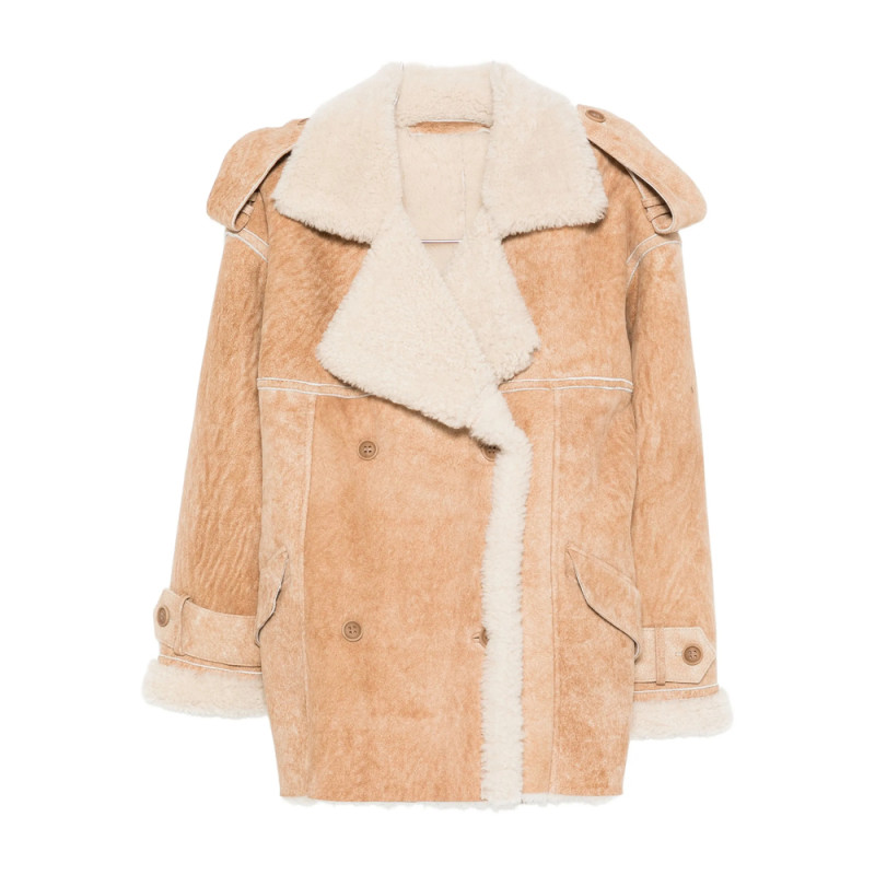 Santoro Double-breasted Sheepskin Jacket