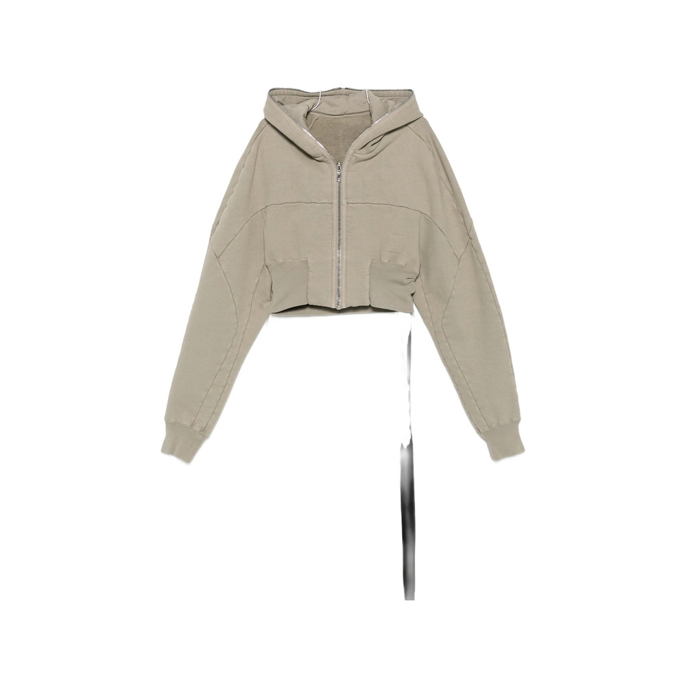 Rick Owens Drkshdw Cropped Zip-up Hoodie