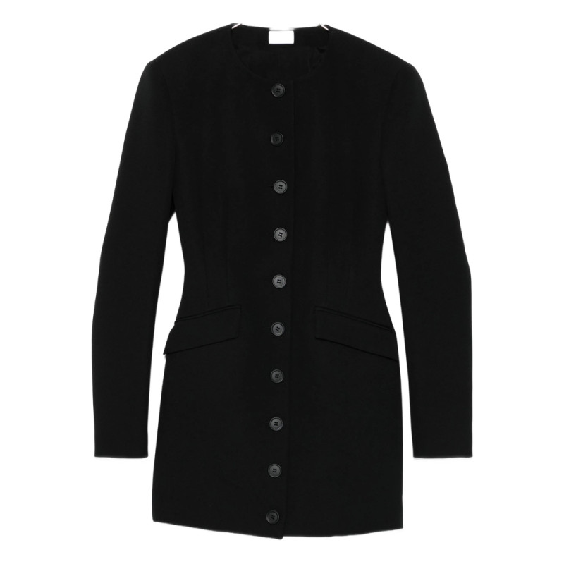 The Andamane Button-down Fitted Mini Dress