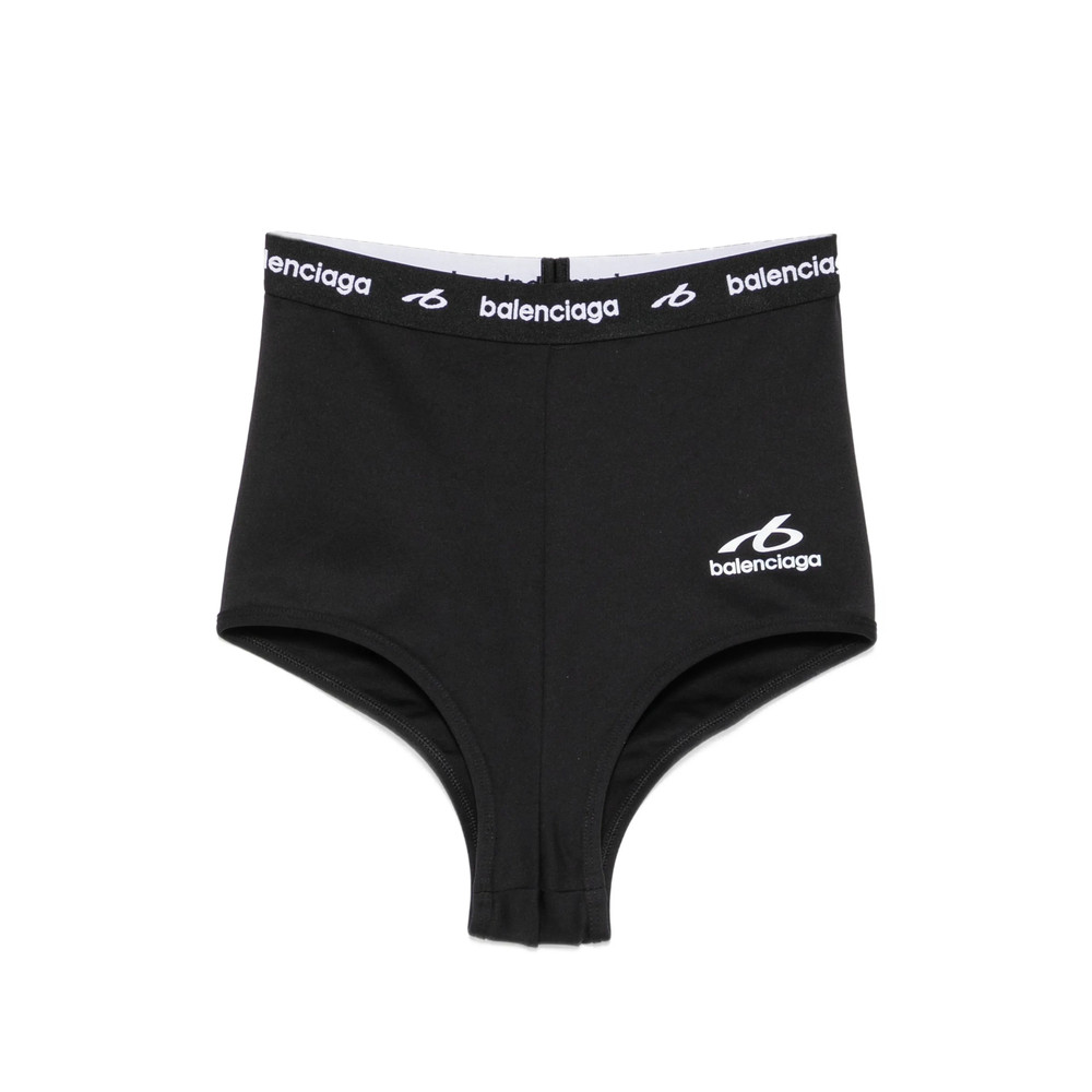 Balenciaga Logo-print High-waisted Shorts