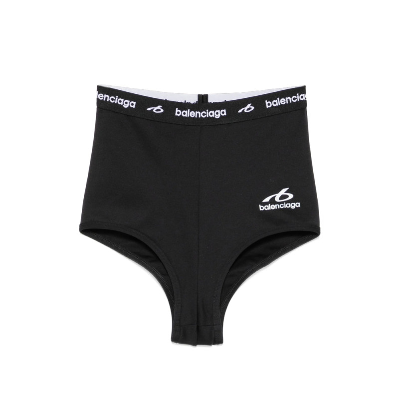 Balenciaga Logo-print High-waisted Shorts