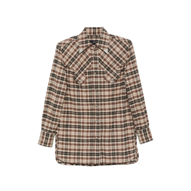 Seafarer Check-pattern Western Shirt