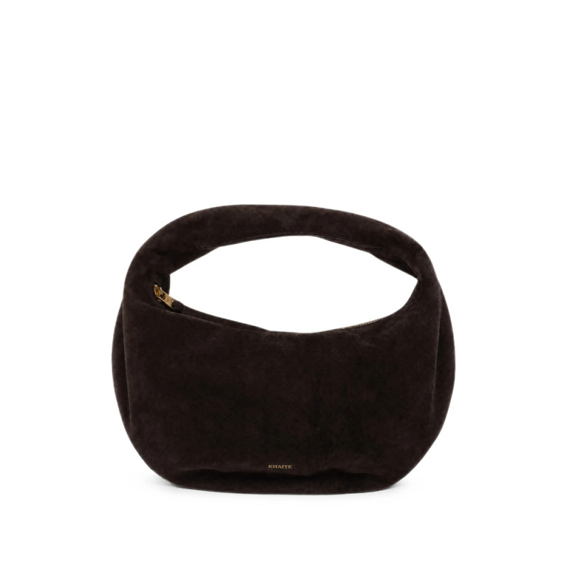 Khaite Suede Shoulder Bag