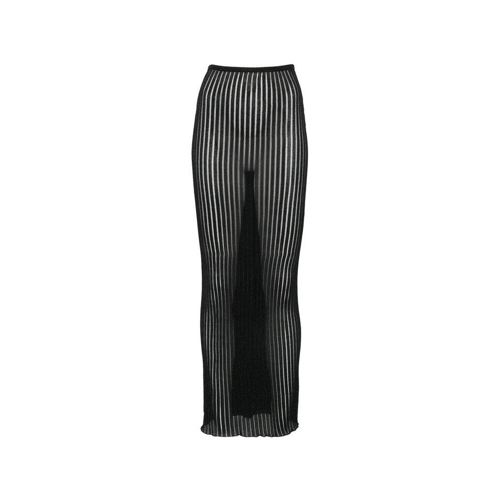 Dondup Sheer-knit Maxi Skirt