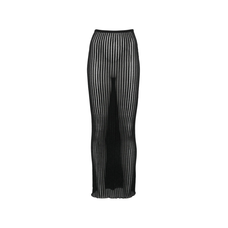 Dondup Sheer-knit Maxi Skirt