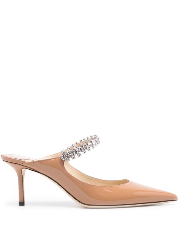 Bing 65mm leather mules