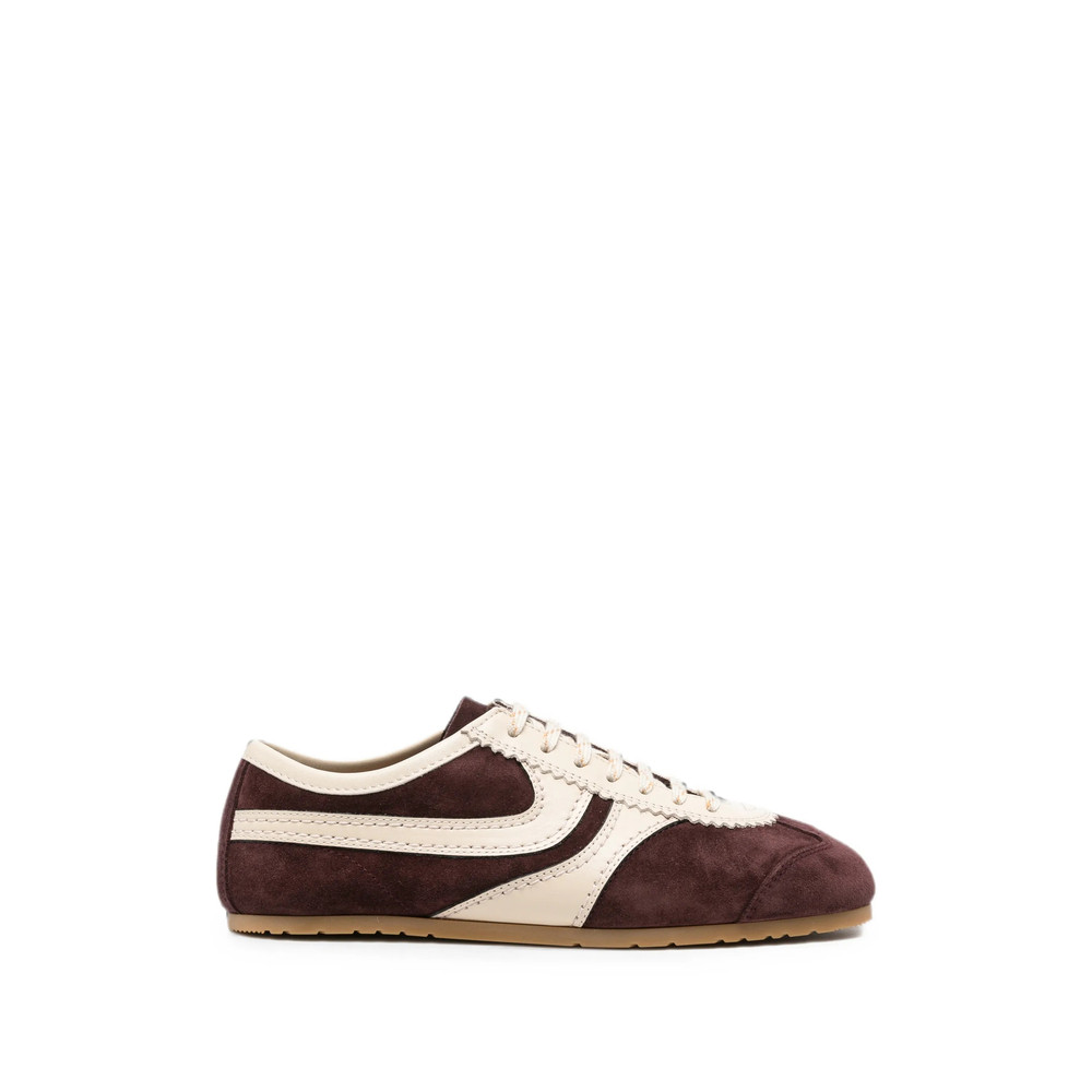 Dries Van Noten Suede Panelled Sneakers