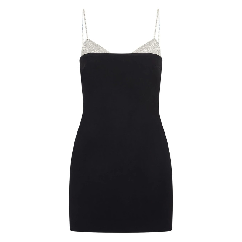 David Koma Crystal-embellished Mini Dress