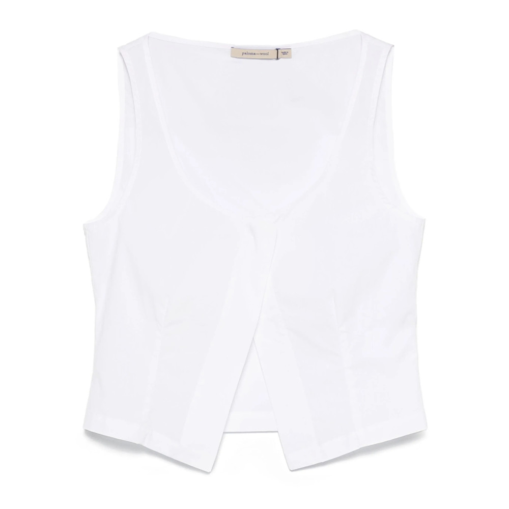 Paloma Wool Organic Cotton Cropped Top