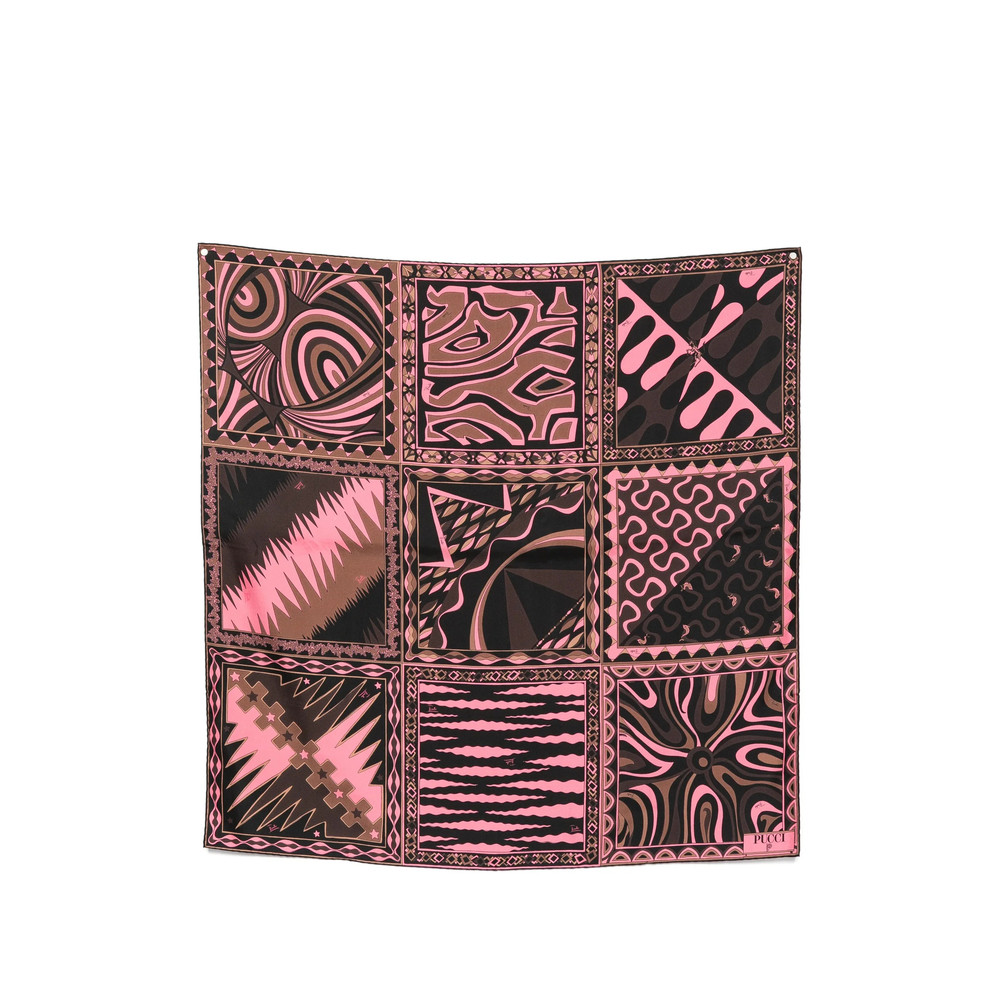 Pucci Marmo-print Silk Scarf