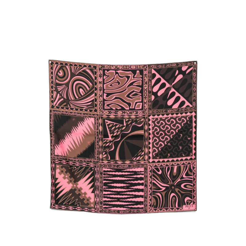 Pucci Marmo-print Silk Scarf