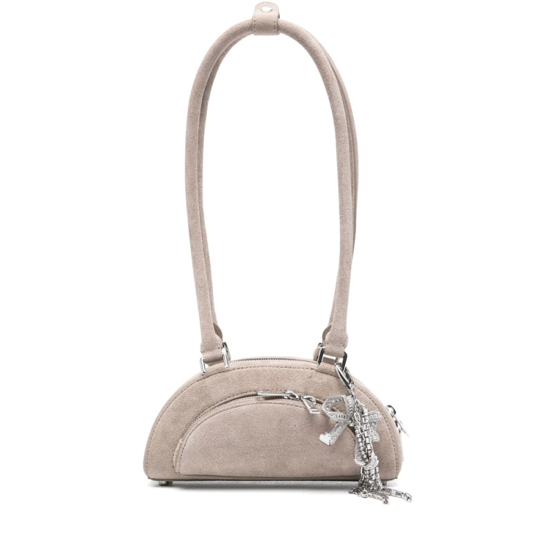 Self Portrait Suede Mini Bag