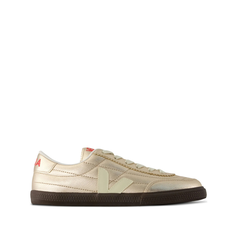 Veja Panenka Round-toe Metallic Sneakers