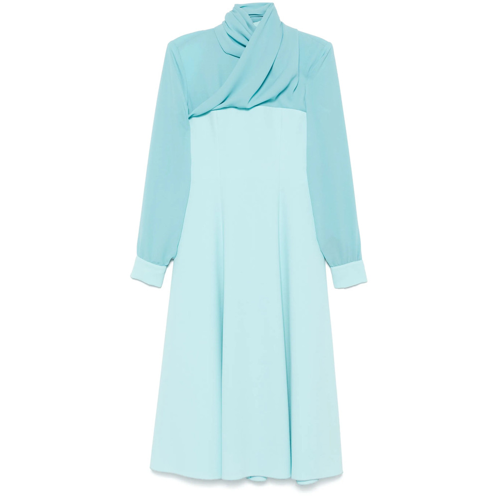 Isabel Sanchis Draped Maxi Dress