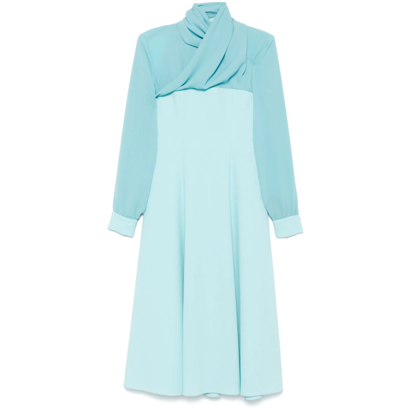 Isabel Sanchis Draped Maxi Dress